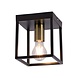 Paul Neuhaus Plafondlamp Fabio B 15 cm H 20 cm zwart goud Paul Neuhaus Plafondlamp Fabio B 15 cm H 20 cm zwart goud