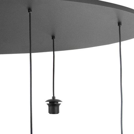 Highlight Plafondplaat 5 lichts ovaal L 100 x  B 35 cm met snoer en fittingen Highlight Plafondplaat 5 lichts ovaal L 100 x  B 35 cm met snoer en fittingen