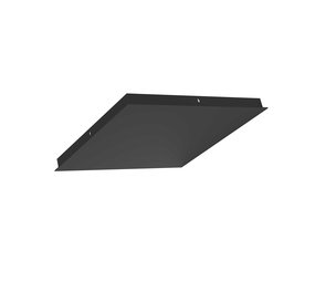 Ylumen Plafondplaat vierkant B 35 cm zonder gaten zwart Ylumen Plafondplaat vierkant B 35 cm zonder gaten zwart