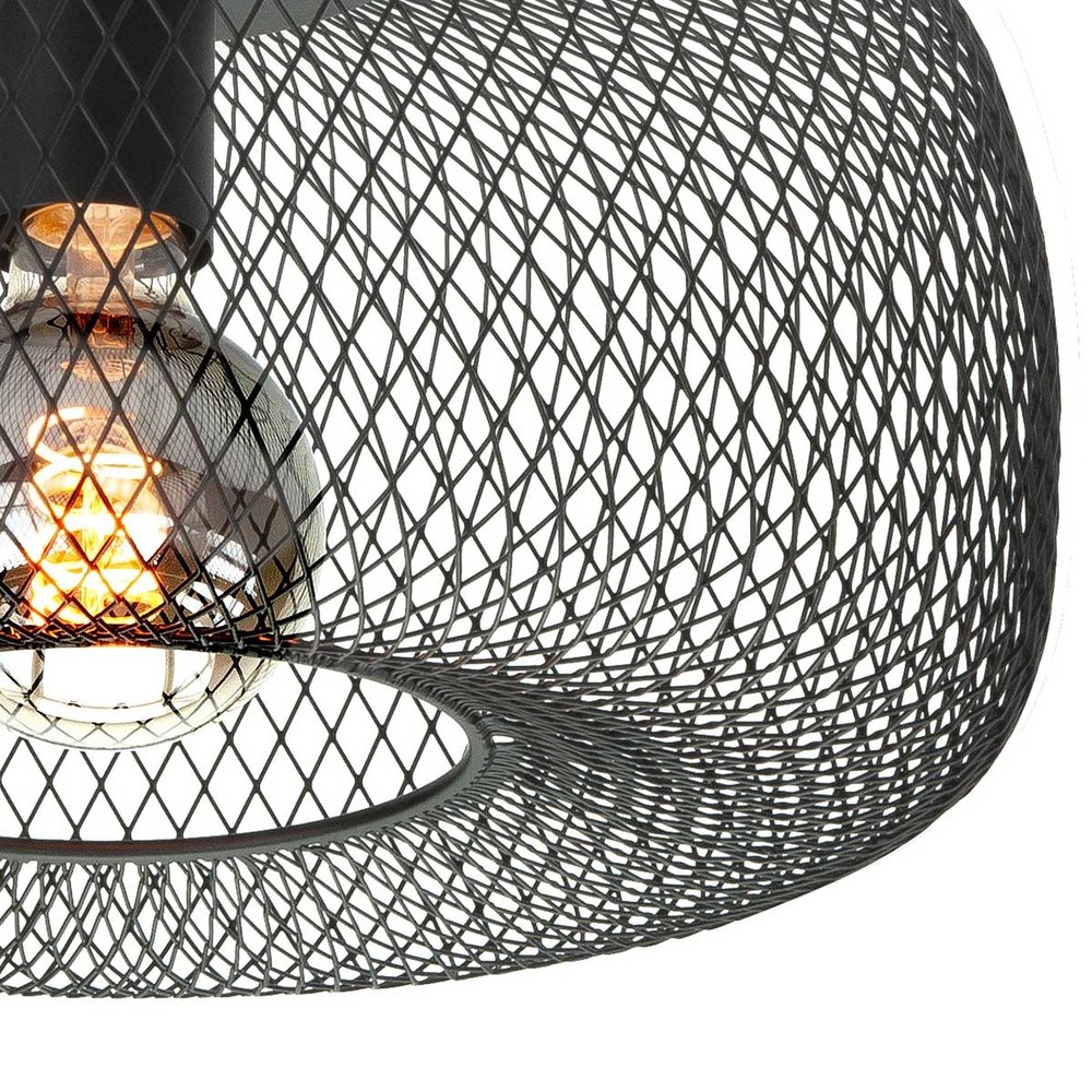 Highlight Plafondlamp Honey Ø 32 cm zwart Highlight Plafondlamp Honey Ø 32 cm zwart