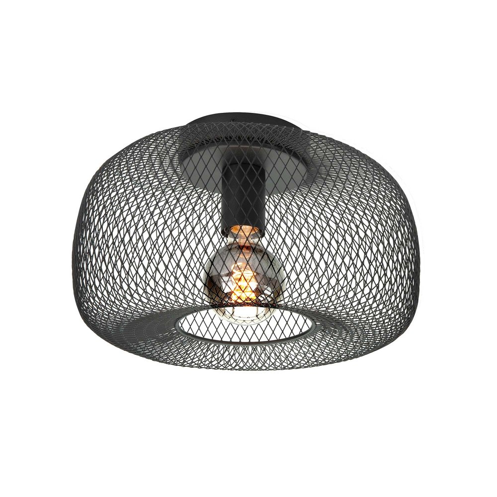 Highlight Plafondlamp Honey Ø 32 cm zwart Highlight Plafondlamp Honey Ø 32 cm zwart