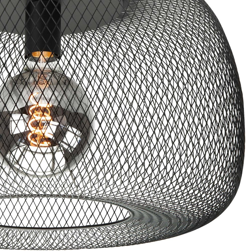 Highlight Plafondlamp Honey Ø 48 cm zwart Highlight Plafondlamp Honey Ø 48 cm zwart
