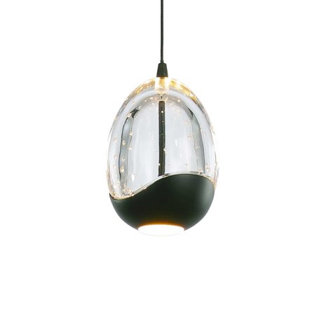 Highlight Hanglamp Clear Egg 1 lichts helder-zwart Highlight Hanglamp Clear Egg 1 lichts helder-zwart
