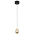 Hanglamp Golden Egg 1 lichts amber-zwart Hanglamp Golden Egg 1 lichts amber-zwart