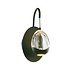 Wandlamp Clear Egg 1 lichts helder-zwart