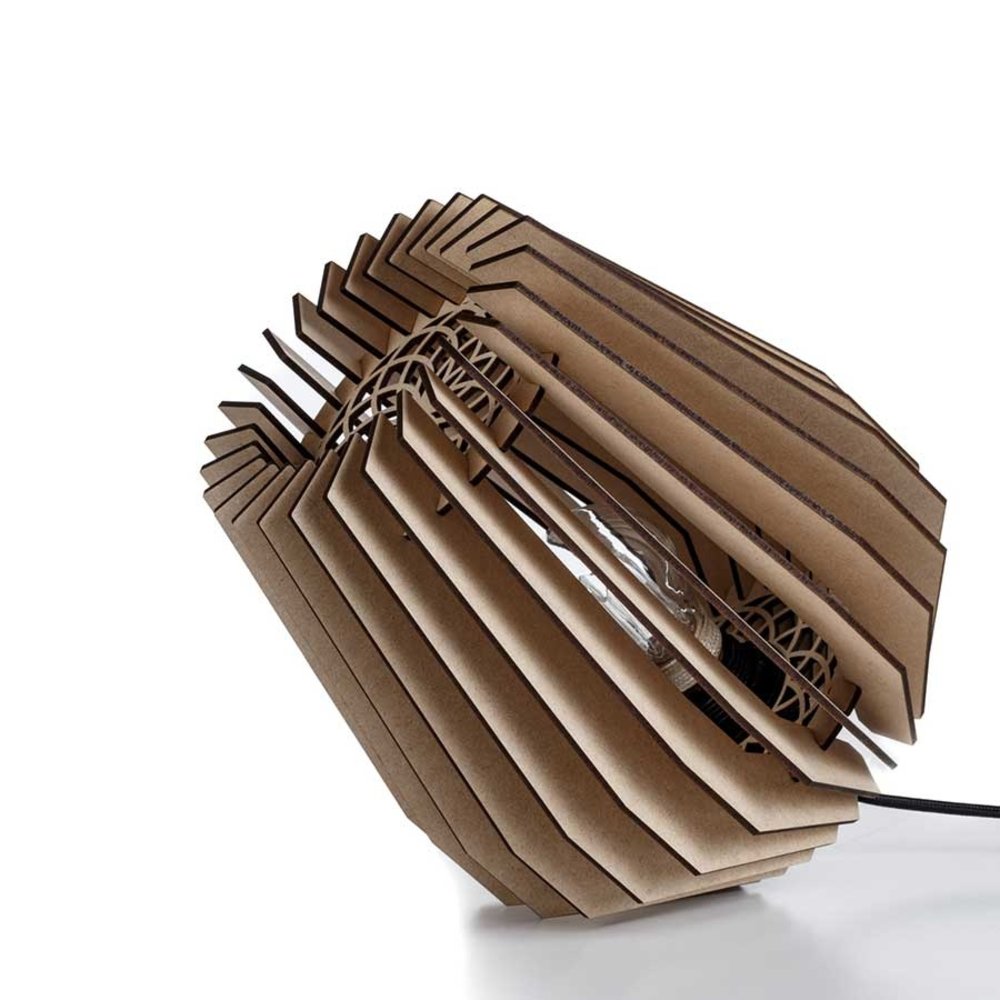 Blij Design  Tafellamp Corner Ø 24 cm naturel Blij Design  Tafellamp Corner Ø 24 cm naturel