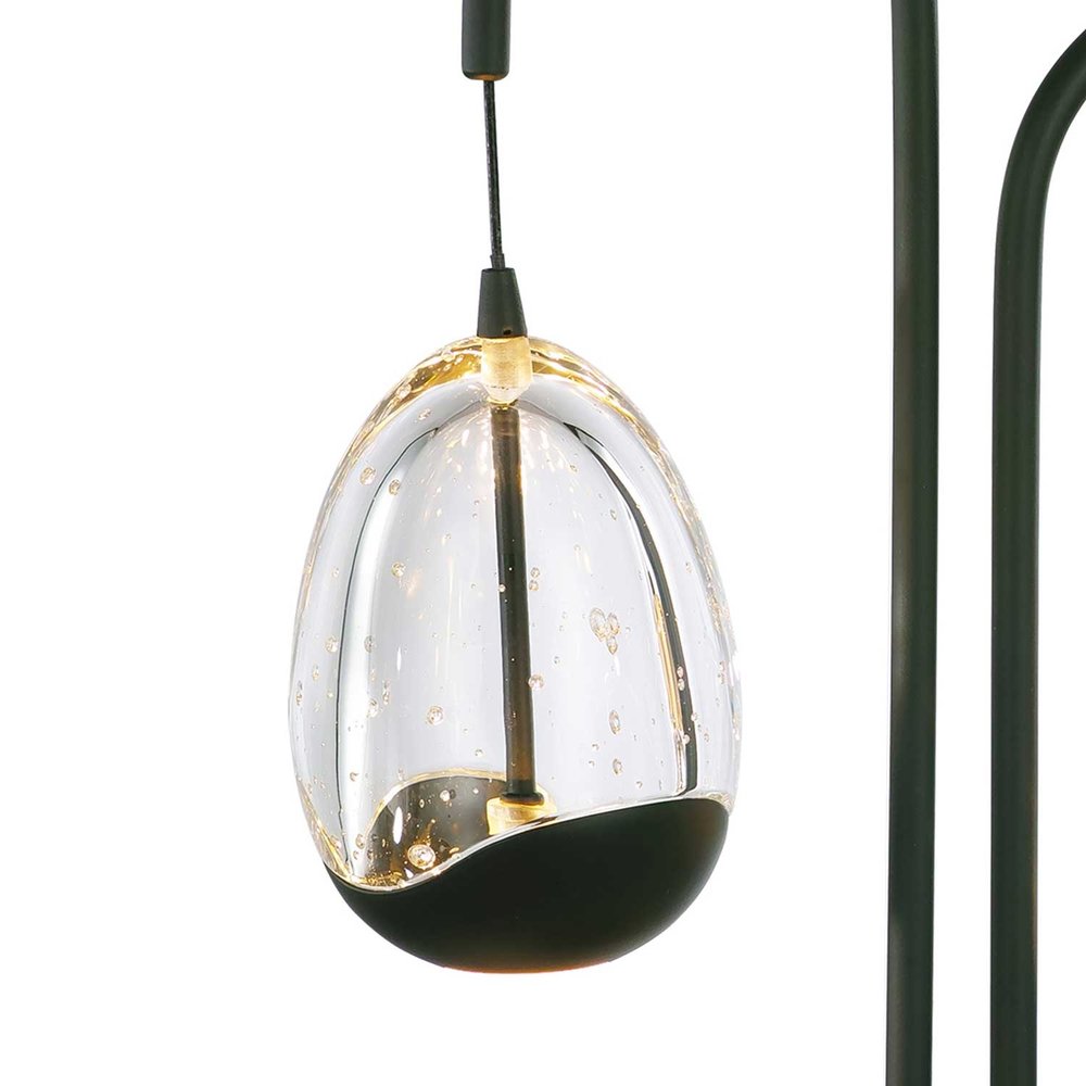 Highlight Tafellamp Clear Egg 2 lichts H 48 cm helder-zwart Highlight Tafellamp Clear Egg 2 lichts H 48 cm helder-zwart