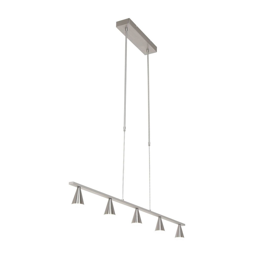 Steinhauer Hanglamp Vortex 5 lichts L 120 cm mat chroom Steinhauer Hanglamp Vortex 5 lichts L 120 cm mat chroom