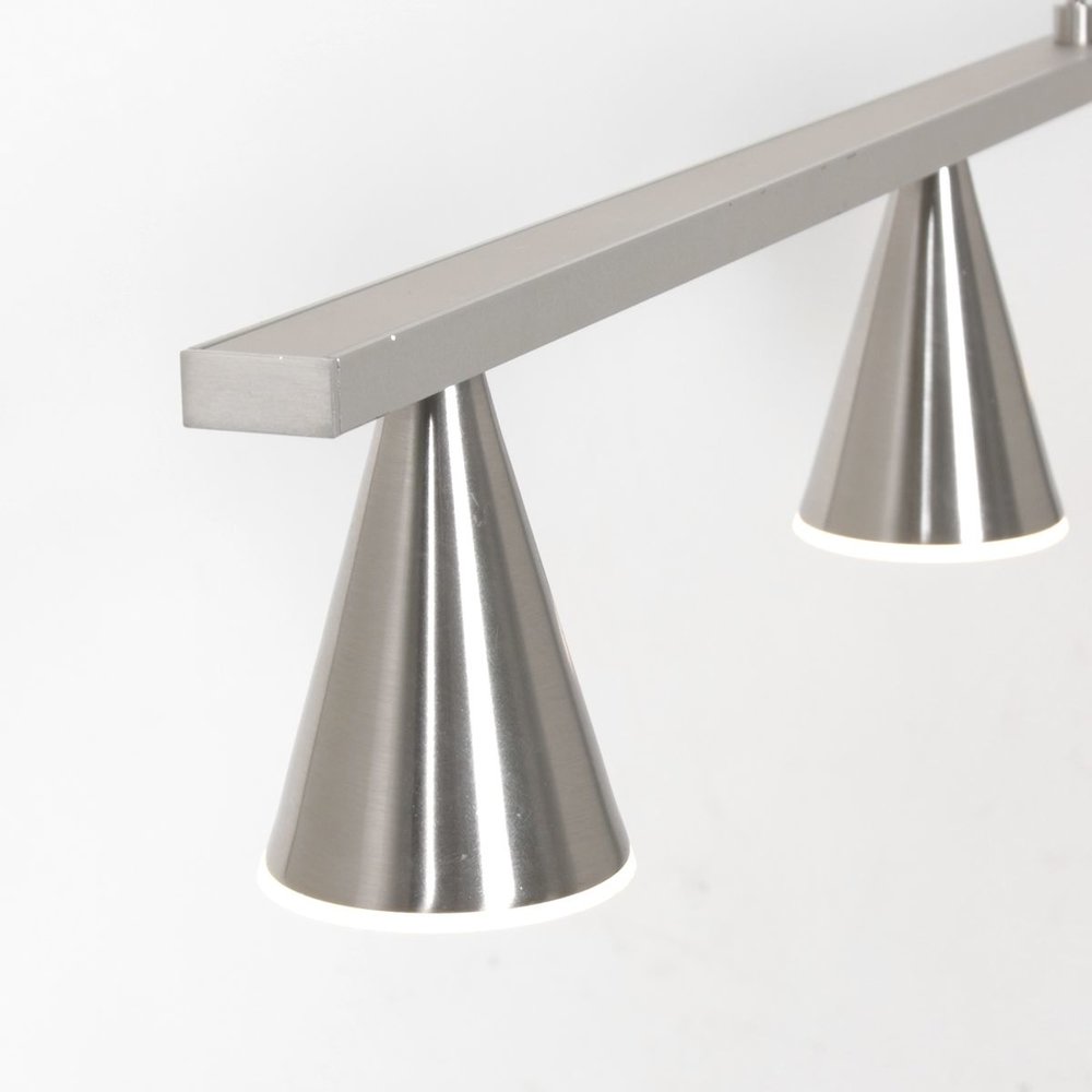 Steinhauer Hanglamp Vortex 5 lichts L 120 cm mat chroom Steinhauer Hanglamp Vortex 5 lichts L 120 cm mat chroom