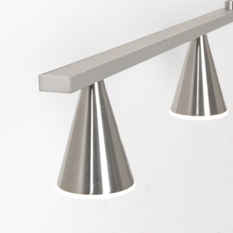 Steinhauer Hanglamp Vortex 5 lichts L 120 cm mat chroom Steinhauer Hanglamp Vortex 5 lichts L 120 cm mat chroom