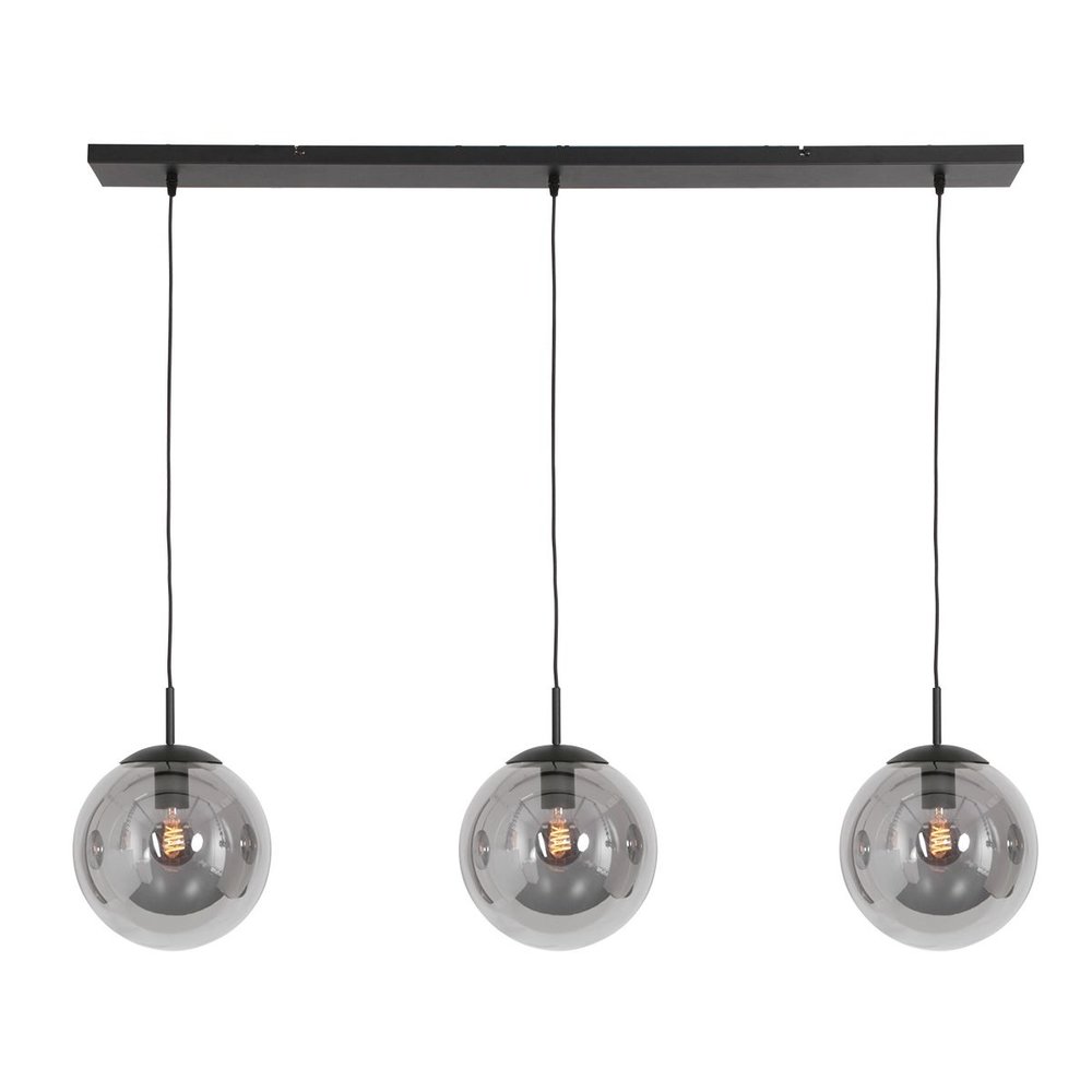 Steinhauer Hanglamp bollique L 120 cm 3 lichts 3122 zwart Steinhauer Hanglamp bollique L 120 cm 3 lichts 3122 zwart