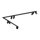 Nowodvorski Railsysteem Mono bocht 8 lichts 2x 150 cm zwart Nowodvorski Railsysteem Mono bocht 8 lichts 2x 150 cm zwart