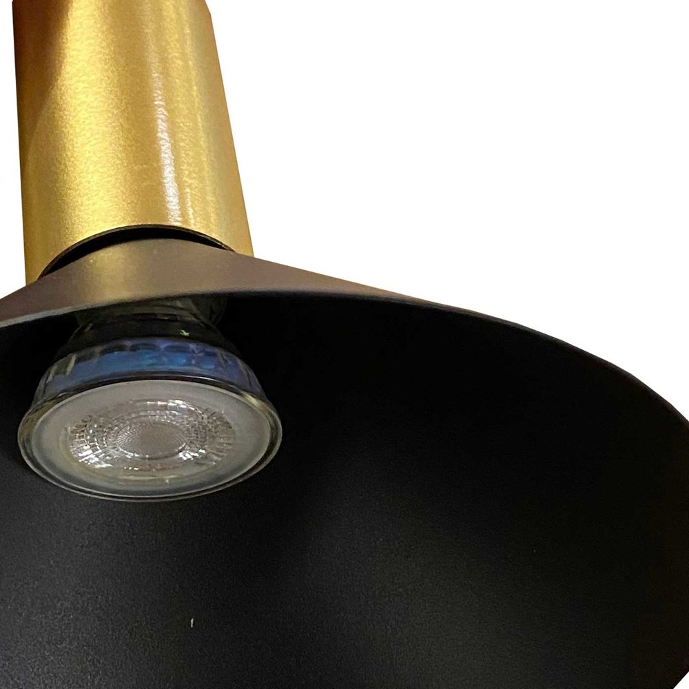 Nowodvorski Hanglamp Hermanos 5 lichts L 132 cm zwart - goud Nowodvorski Hanglamp Hermanos 5 lichts L 132 cm zwart - goud