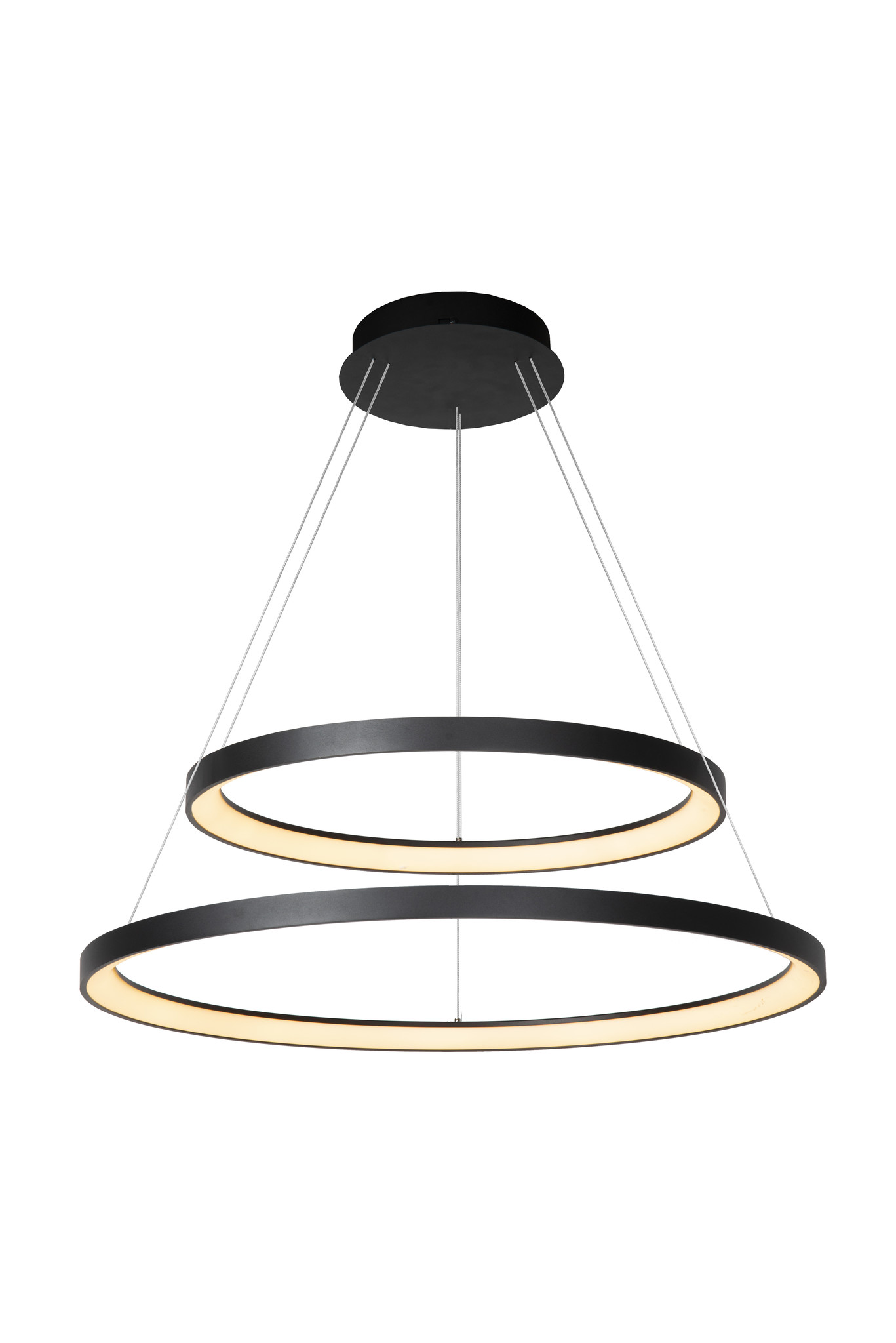 Lucide hanglamp Vidal zwart ⌀78cm 92W