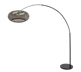 Steinhauer Vloerlamp Sparkled light bamboe zwart