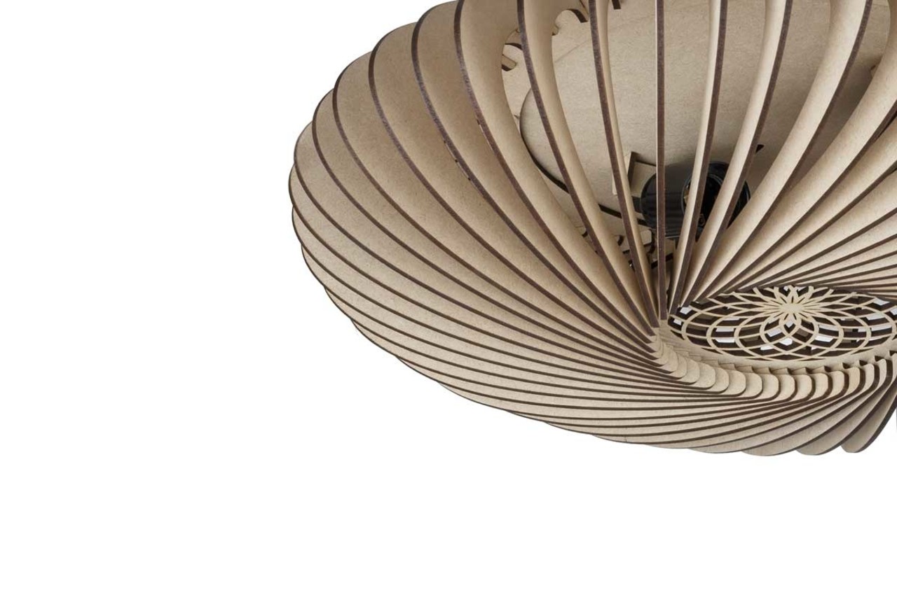 Blij Design  Plafondlamp Swan Ø 36 cm naturel Blij Design  Plafondlamp Swan Ø 36 cm naturel