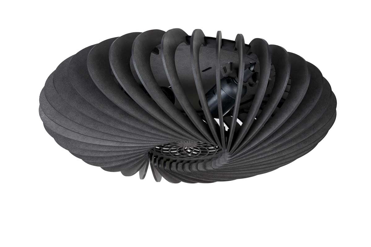 Blij Design Plafondlamp Swan Ø 48 cm zwart