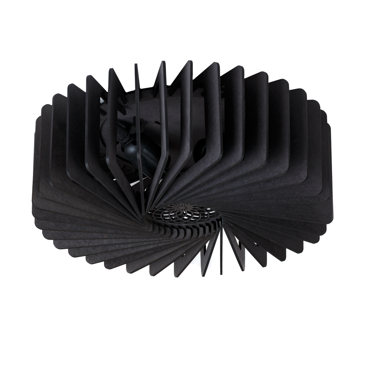 Blij Design Plafondlamp Edge Ø 36 cm zwart