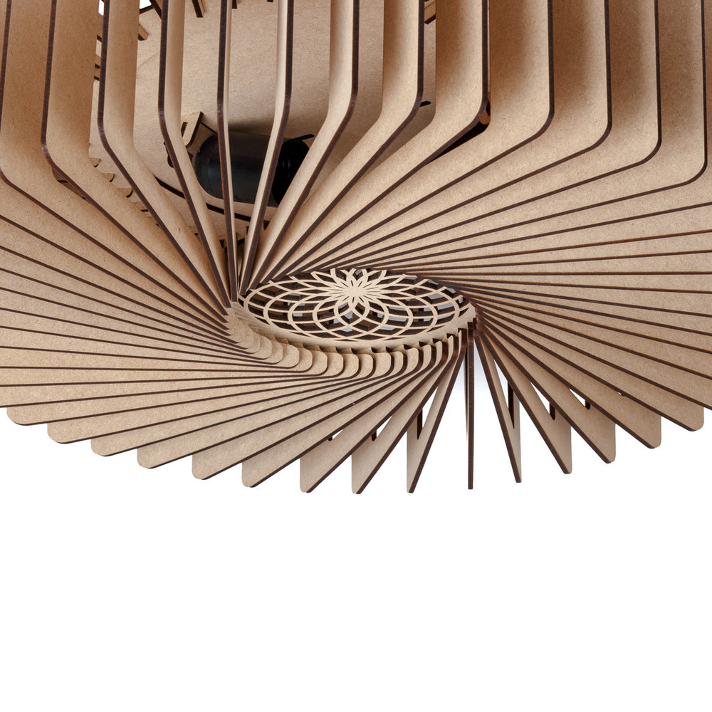 Blij Design  Plafondlamp Edge Ø 48 cm naturel Blij Design  Plafondlamp Edge Ø 48 cm naturel