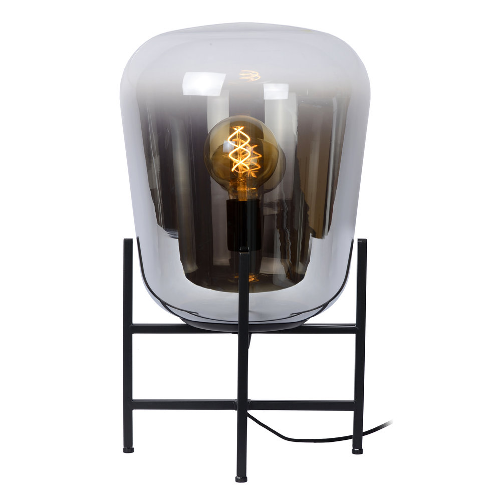 Lucide GLORIO - Tafellamp - Ø 32 cm - 1xE27 - Zwart