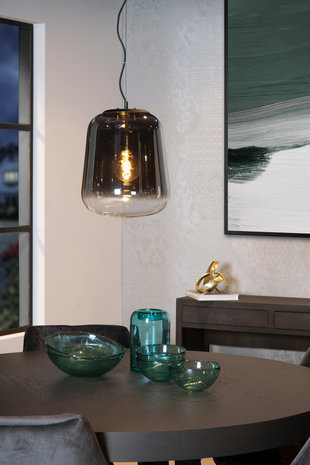 Lucide GLORIO - Hanglamp - Ø 32 cm - 1xE27 - Zwart Lucide GLORIO - Hanglamp - Ø 32 cm - 1xE27 - Zwart