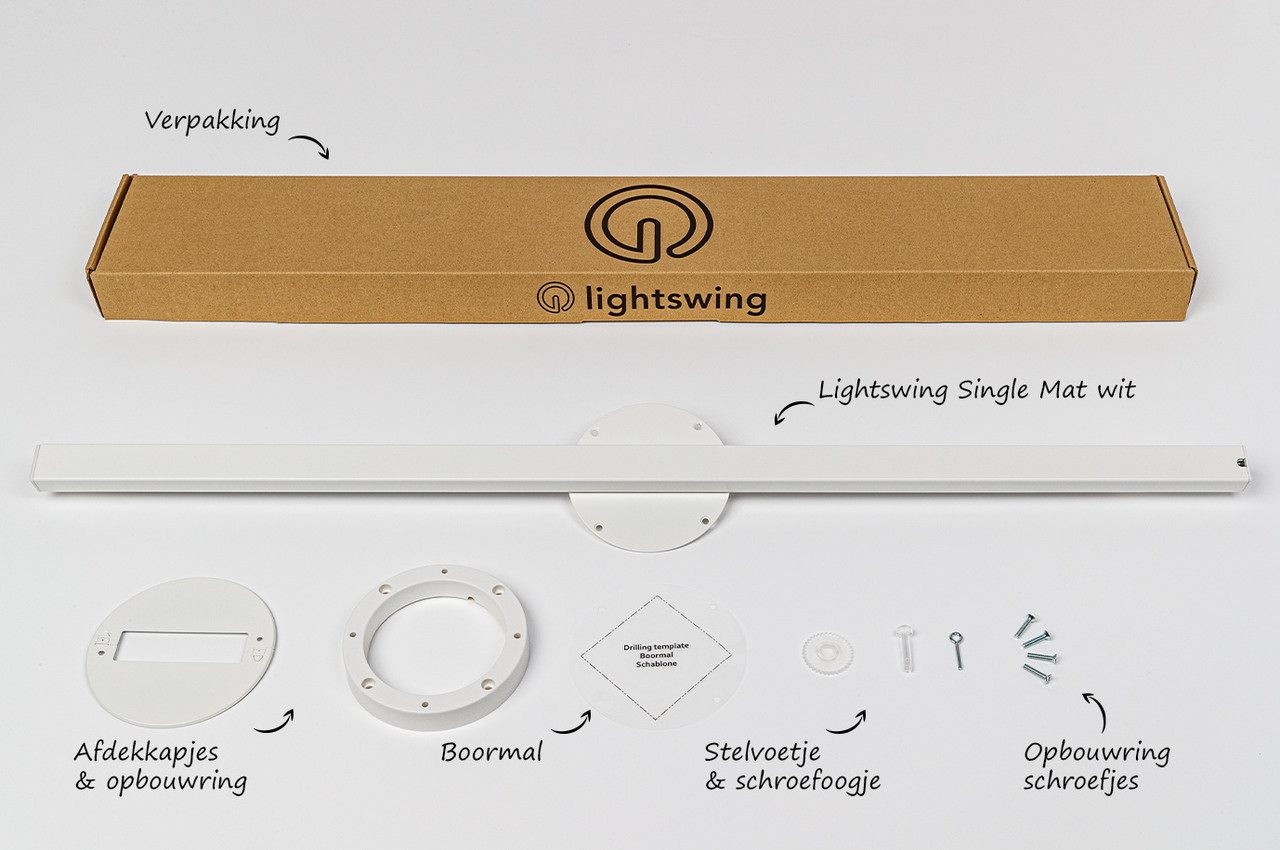 Lightswing Single L 90 cm wit