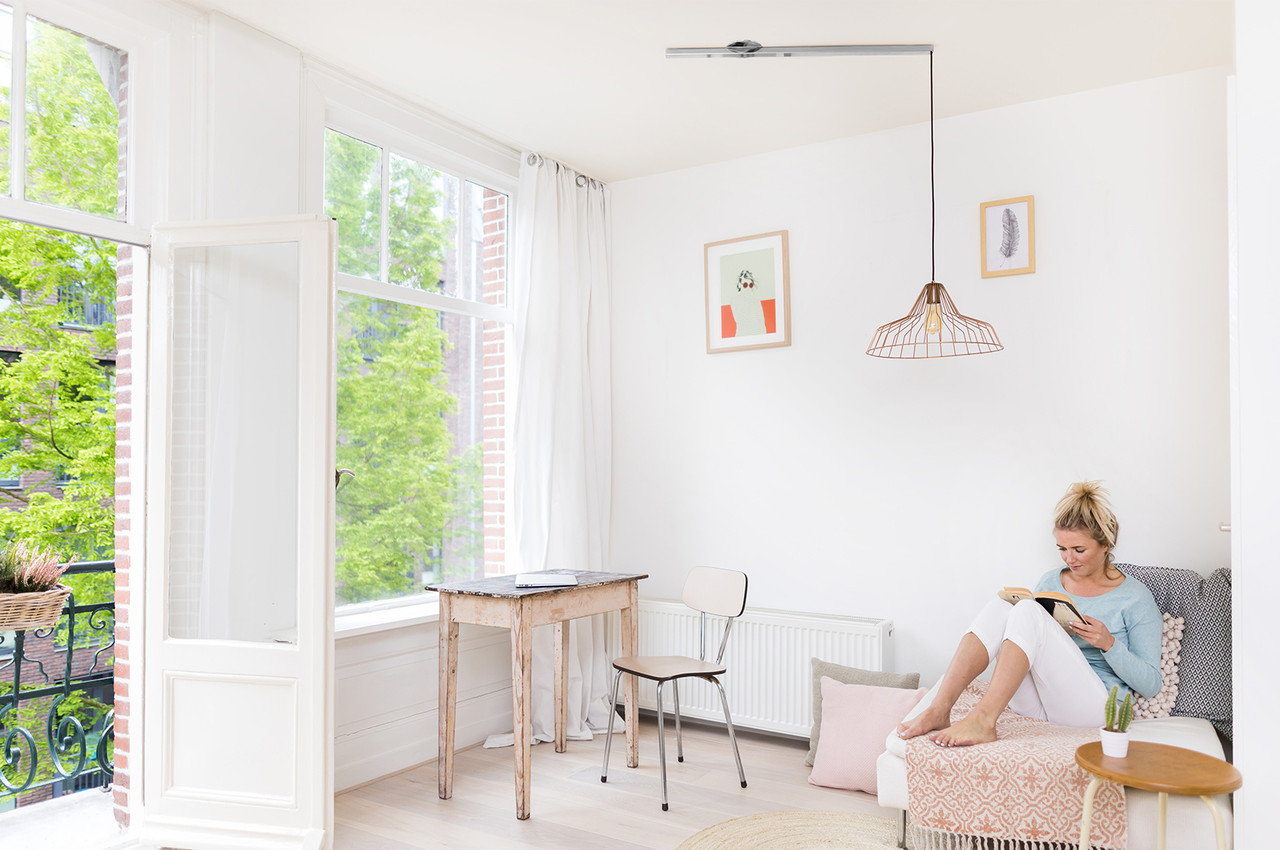 Lightswing Lightswing Single L 90 cm mat chroom Lightswing Lightswing Single L 90 cm mat chroom