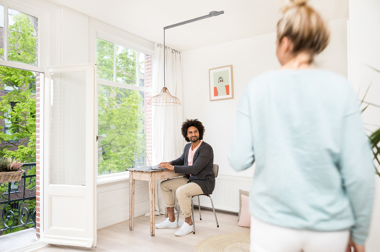 Lightswing Lightswing Single L 110 cm mat chroom Lightswing Lightswing Single L 110 cm mat chroom