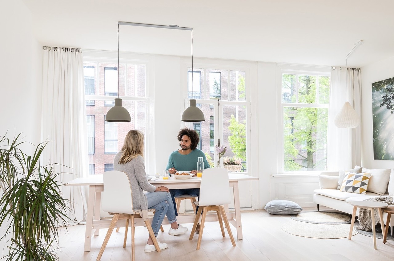 Lightswing Twin L 110 cm mat chroom