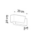 Sollux Wandlamp Piegare wit Sollux Wandlamp Piegare wit