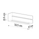 Sollux Wandlamp Vega gips wit Sollux Wandlamp Vega gips wit