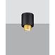 Sollux Plafondlamp Nesi zwart goud Sollux Plafondlamp Nesi zwart goud