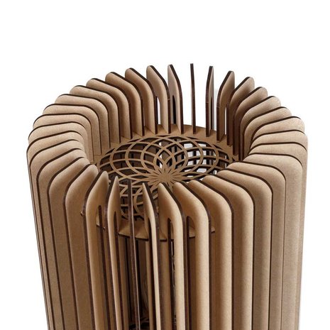 Blij Design  Tafellamp Edge Ø 19,5 cm naturel Blij Design  Tafellamp Edge Ø 19,5 cm naturel