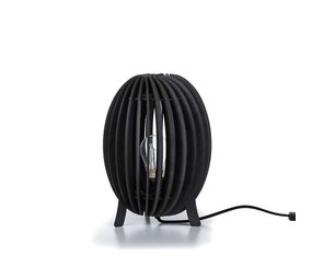 Blij Design  Tafellamp Swan Ø 21 cm zwart