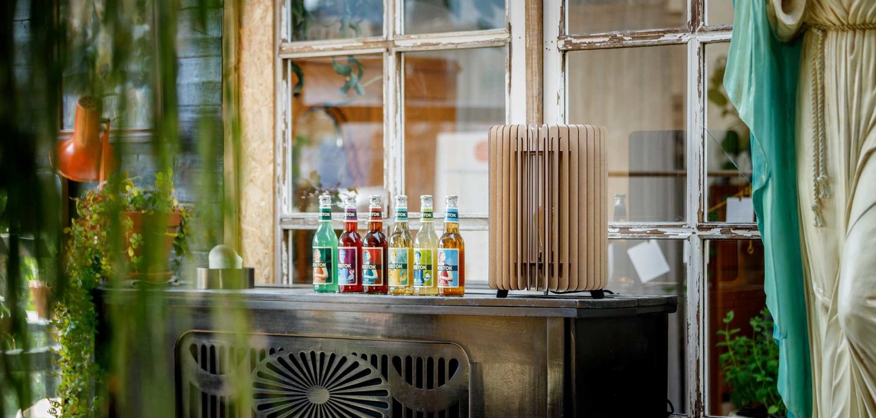 Blij Design  Tafellamp Edge Ø 19,5 cm naturel Blij Design  Tafellamp Edge Ø 19,5 cm naturel