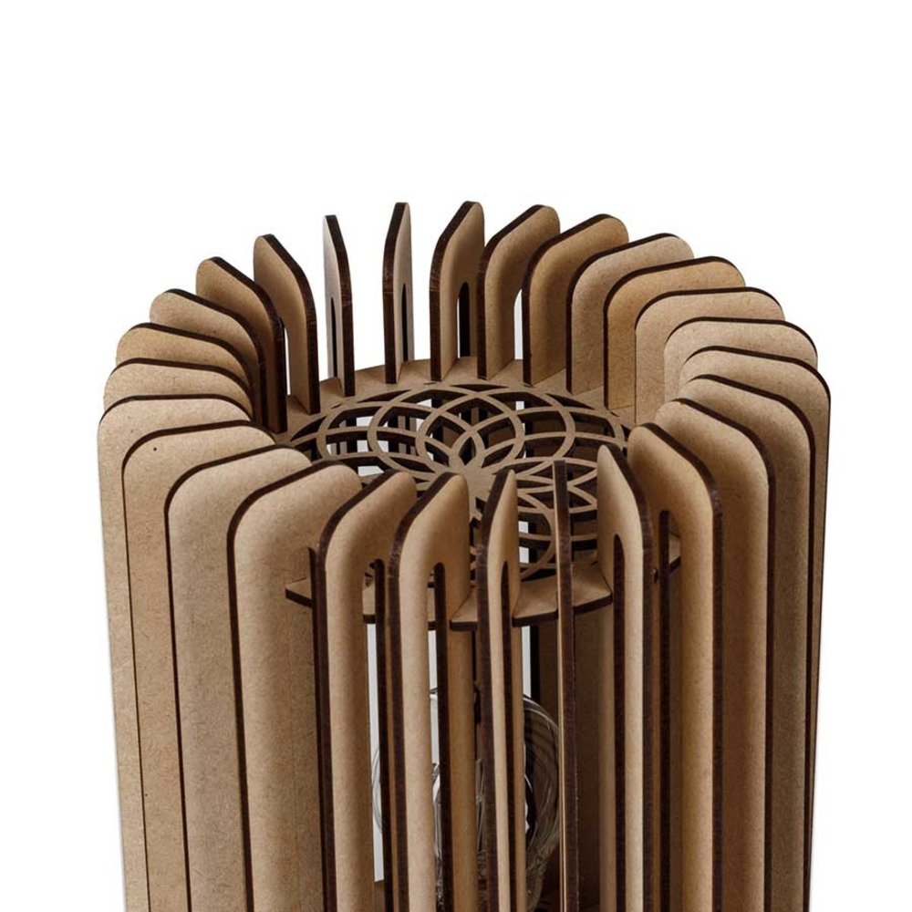 Blij Design  Tafellamp Edge Ø 26 cm naturel Blij Design  Tafellamp Edge Ø 26 cm naturel