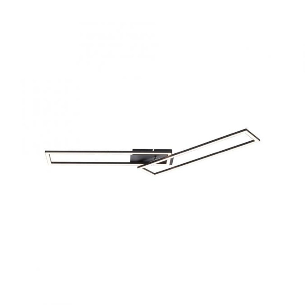 Paul Neuhaus Plafondlamp Iven 101 x 20 cm zwart Paul Neuhaus Plafondlamp Iven 101 x 20 cm zwart