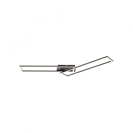 Paul Neuhaus Plafondlamp Iven 101 x 20 cm zwart Paul Neuhaus Plafondlamp Iven 101 x 20 cm zwart