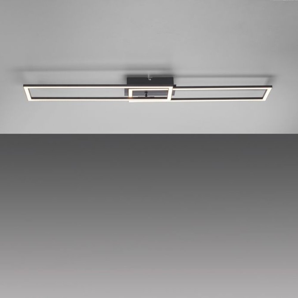 Paul Neuhaus Plafondlamp Iven 101 x 20 cm zwart Paul Neuhaus Plafondlamp Iven 101 x 20 cm zwart