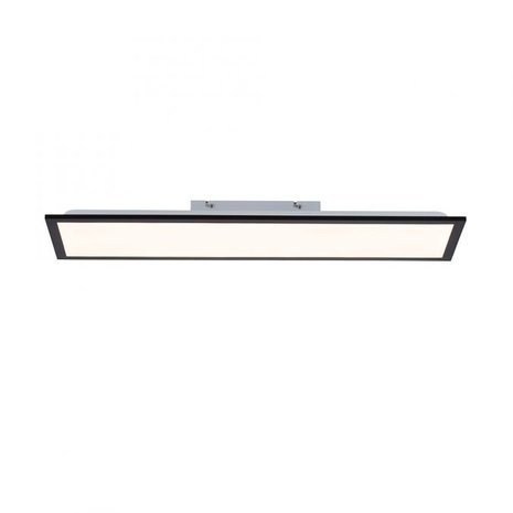 Paul Neuhaus Plafondlamp Flat 80 x 25 cm zwart Paul Neuhaus Plafondlamp Flat 80 x 25 cm zwart