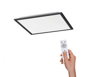 Paul Neuhaus Plafondlamp Flat 46 x 46 cm zwart Paul Neuhaus Plafondlamp Flat 46 x 46 cm zwart