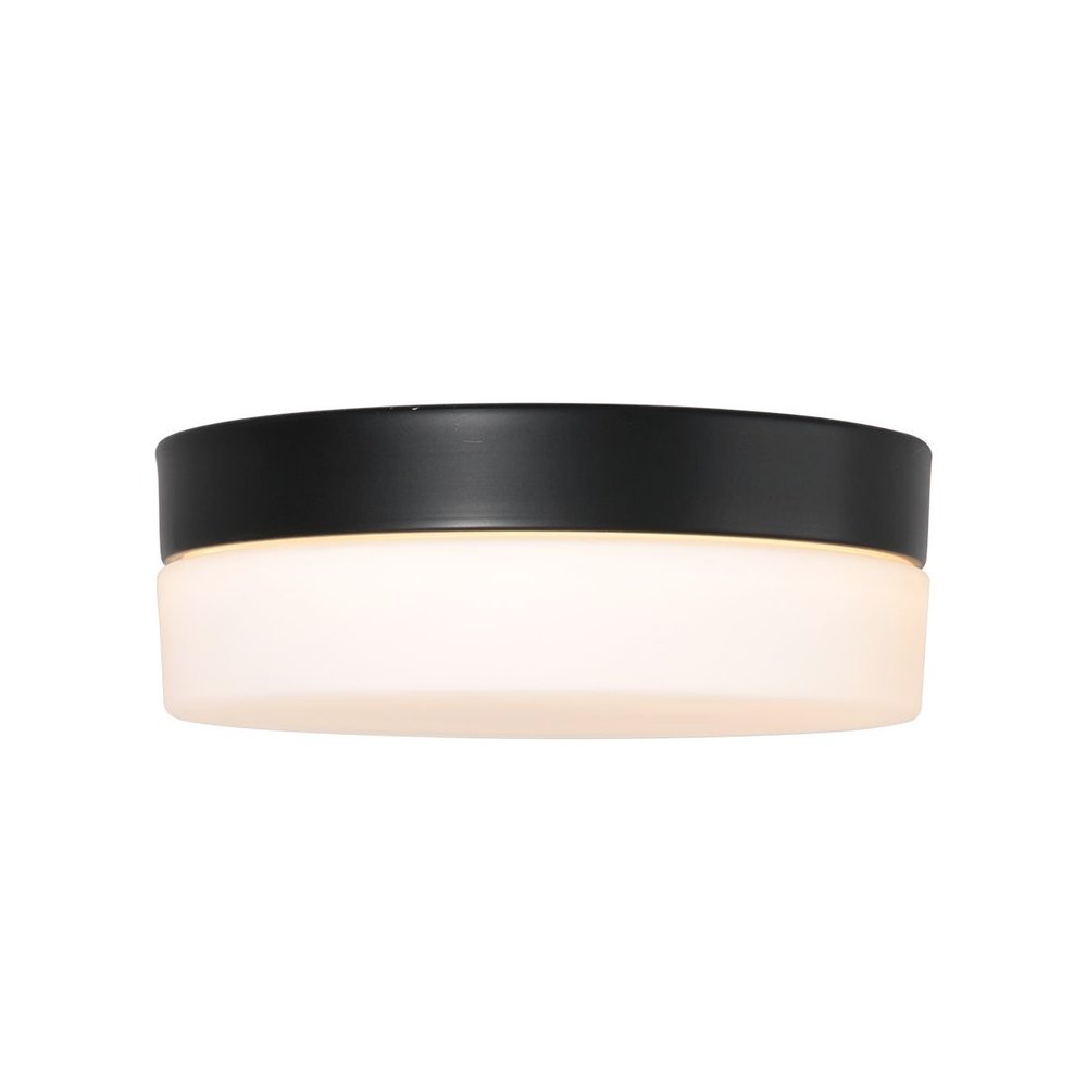 Steinhauer Plafondlamp Ikaro Ø 24 cm IP44 zwart Steinhauer Plafondlamp Ikaro Ø 24 cm IP44 zwart