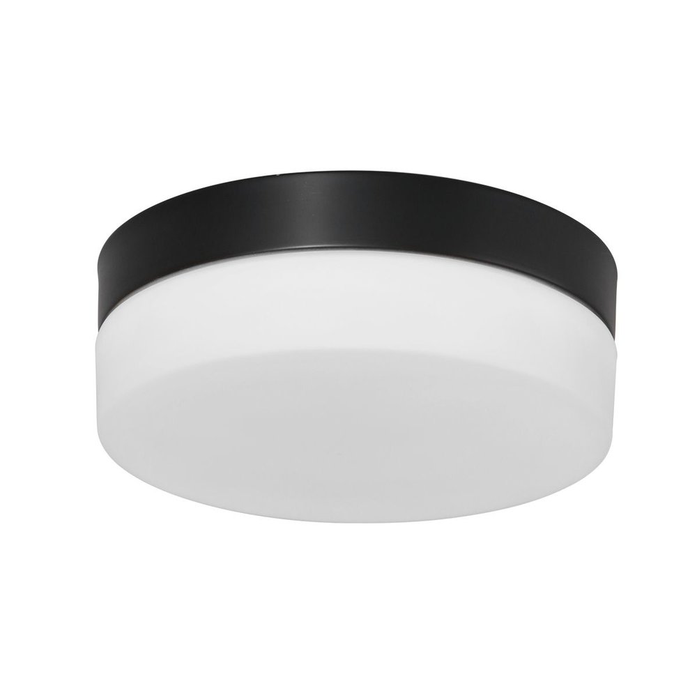 Steinhauer Plafondlamp Ikaro Ø 24 cm IP44 zwart Steinhauer Plafondlamp Ikaro Ø 24 cm IP44 zwart