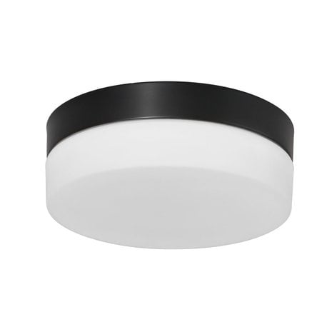 Steinhauer Plafondlamp Ikaro Ø 24 cm IP44 zwart Steinhauer Plafondlamp Ikaro Ø 24 cm IP44 zwart