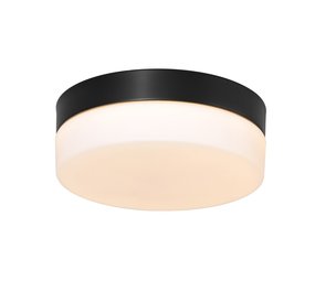 Steinhauer Plafondlamp Ikaro Ø 24 cm IP44 zwart Steinhauer Plafondlamp Ikaro Ø 24 cm IP44 zwart