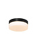 Plafondlamp Ikaro Ø 18 cm IP44 zwart Plafondlamp Ikaro Ø 18 cm IP44 zwart