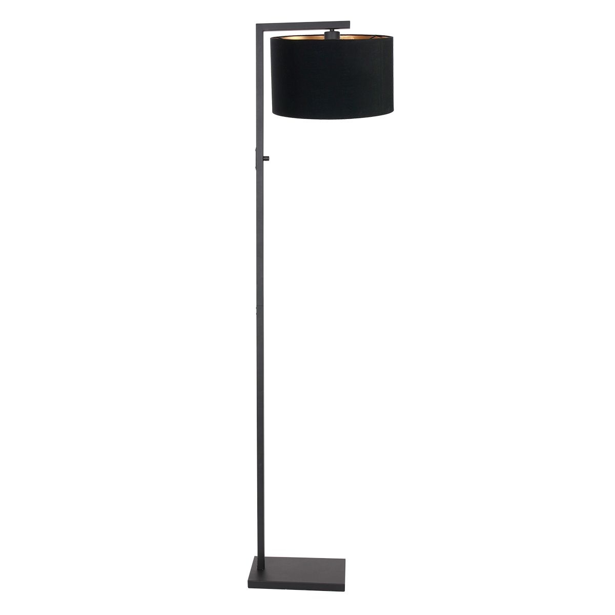 Steinhauer Stang vloerlamp zwart metaal 160 cm hoog