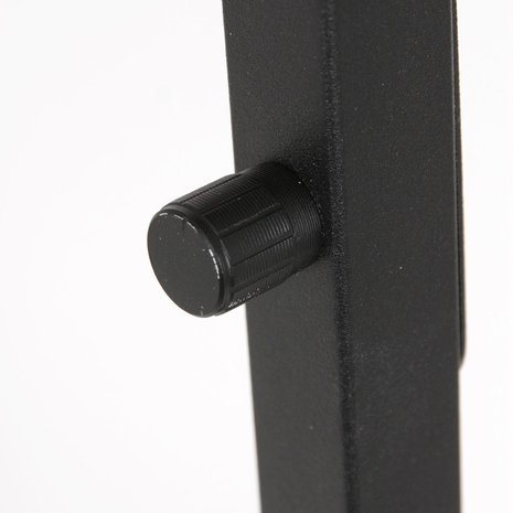 Steinhauer Vloerlamp Stang H 160 cm blauwe kap - zwart