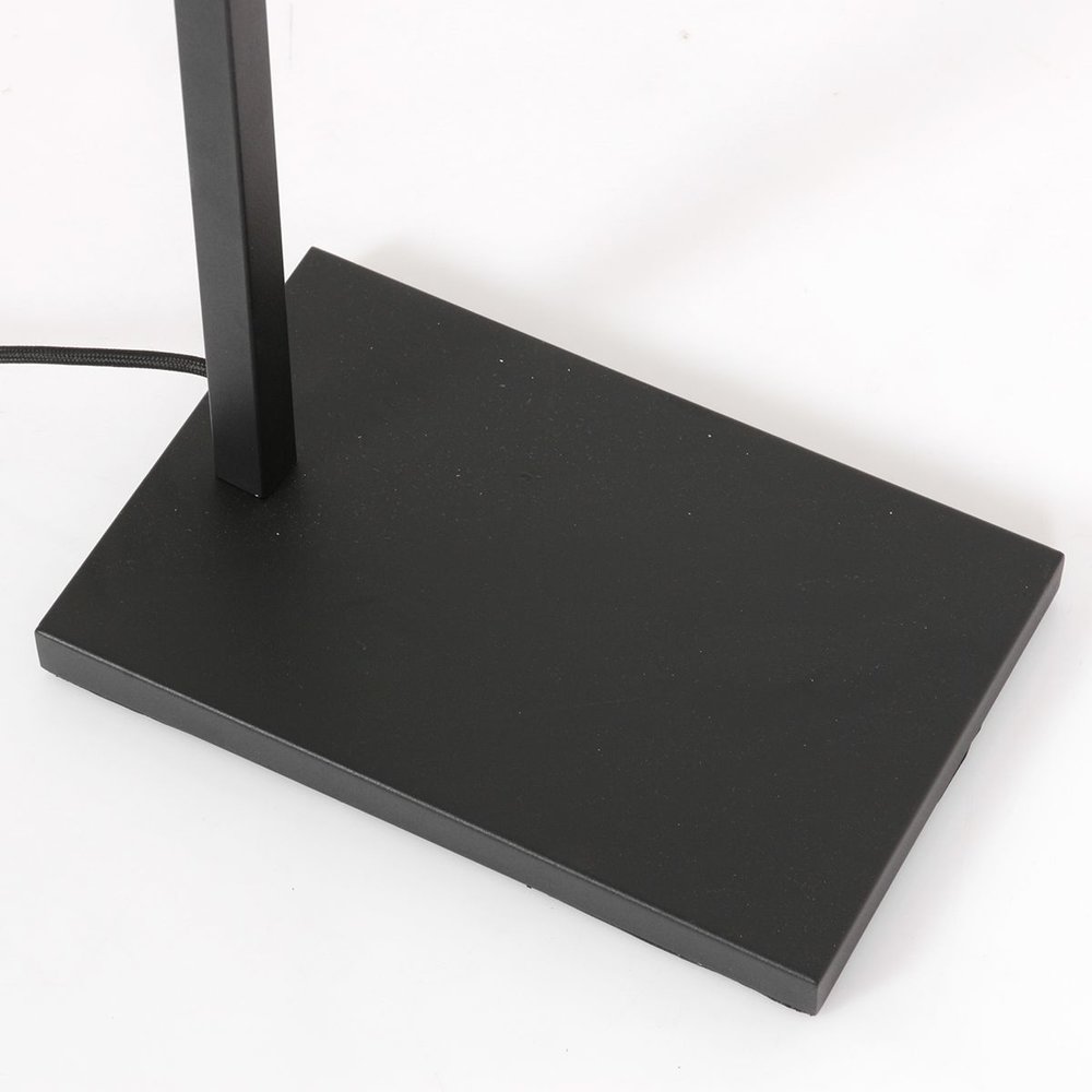 Steinhauer Vloerlamp Stang H 160 cm blauwe kap - zwart