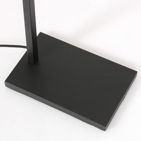 Steinhauer Vloerlamp Stang H 160 cm blauwe kap - zwart